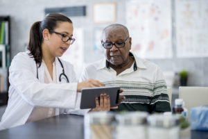 Doctor With A Tablet Computer