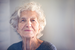 elderly woman living with dementia