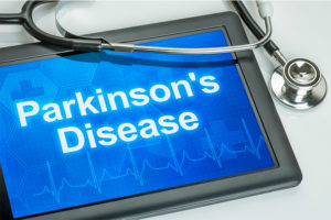 parkinsons disease on physicians tablet